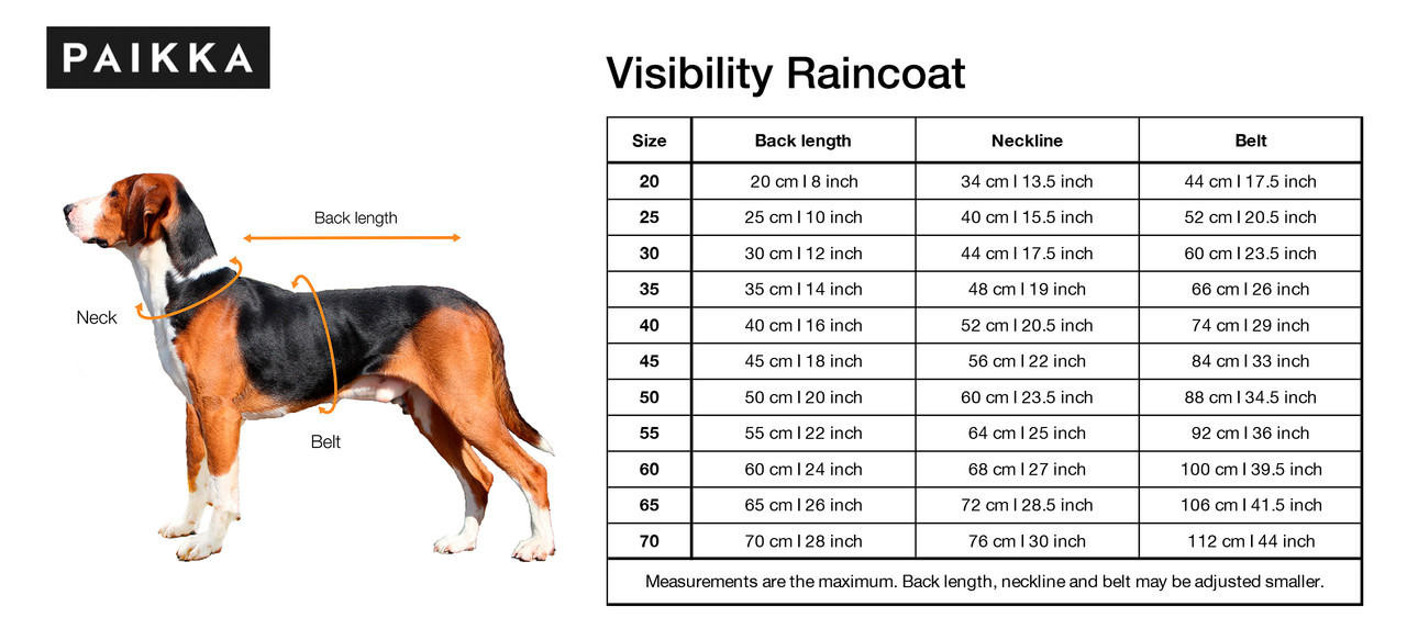  Visibility Raincoat Lite Leo for Dogs 