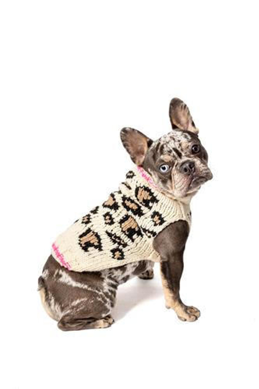 Chilly Dog Leopard Wool Sweater 