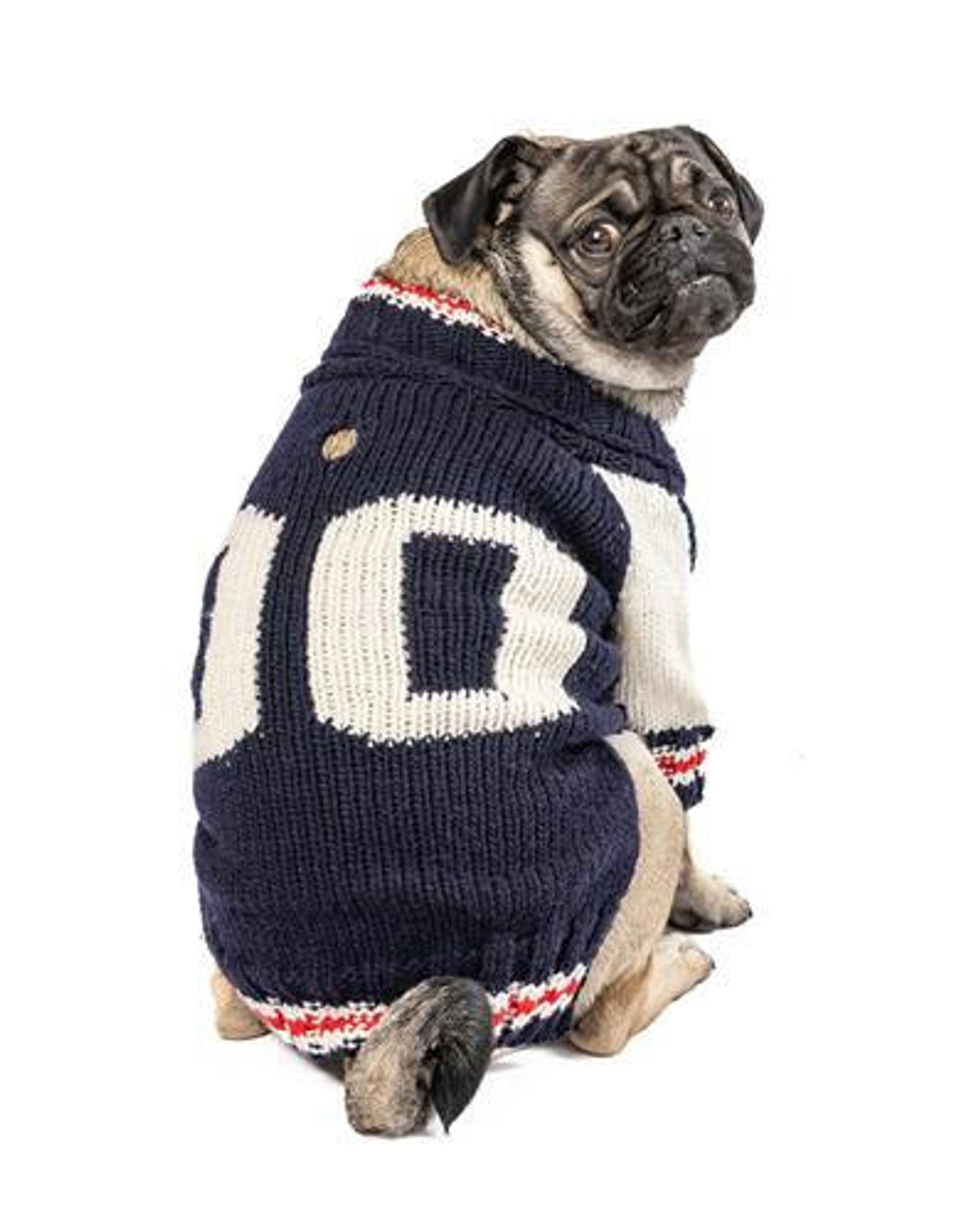 Chilly Dog Varsity Wool Sweater 