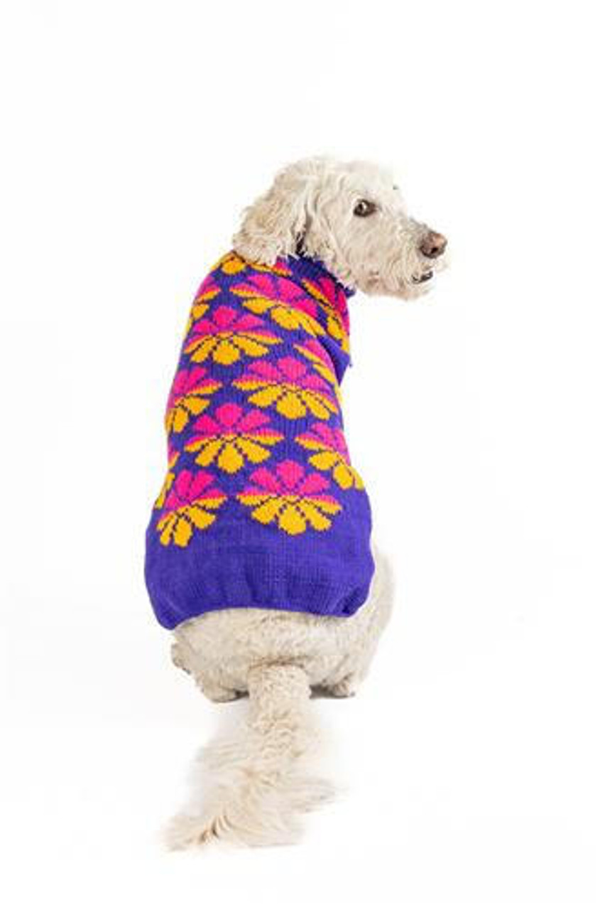 Chilly Dog Flower Power Wool Sweater 