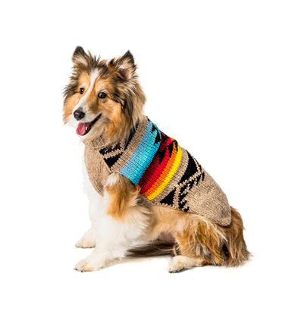 Chilly Dog Painted Desert Southwest Wool Sweater 