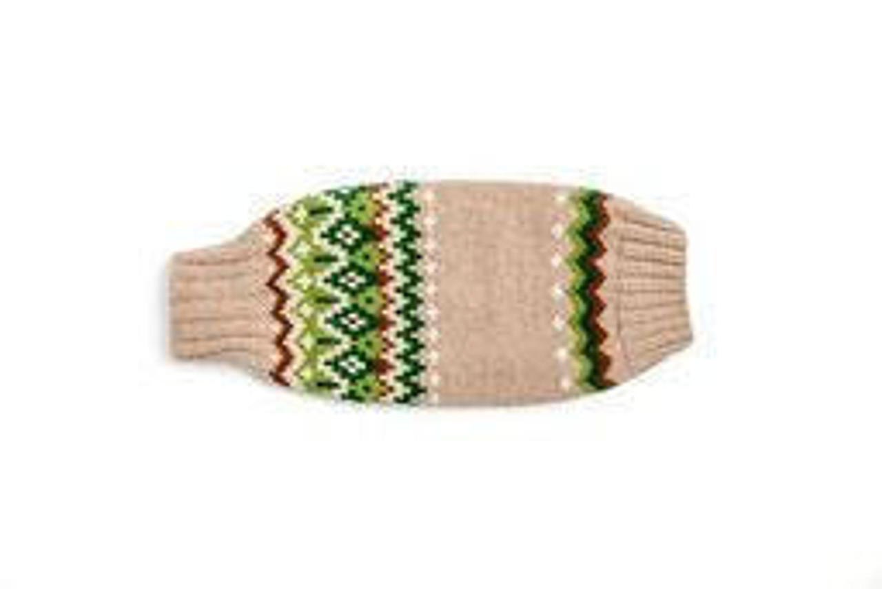 Chilly Dog Ragg Wool  Fairisle Sweater-FINAL SALE 