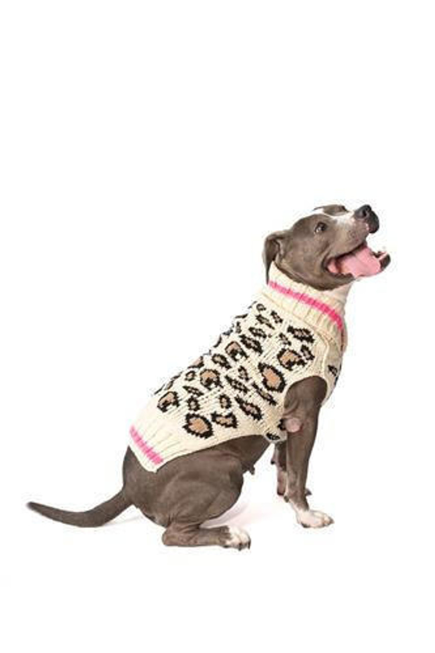 Chilly Dog Leopard Wool Sweater-FINAL SALE 