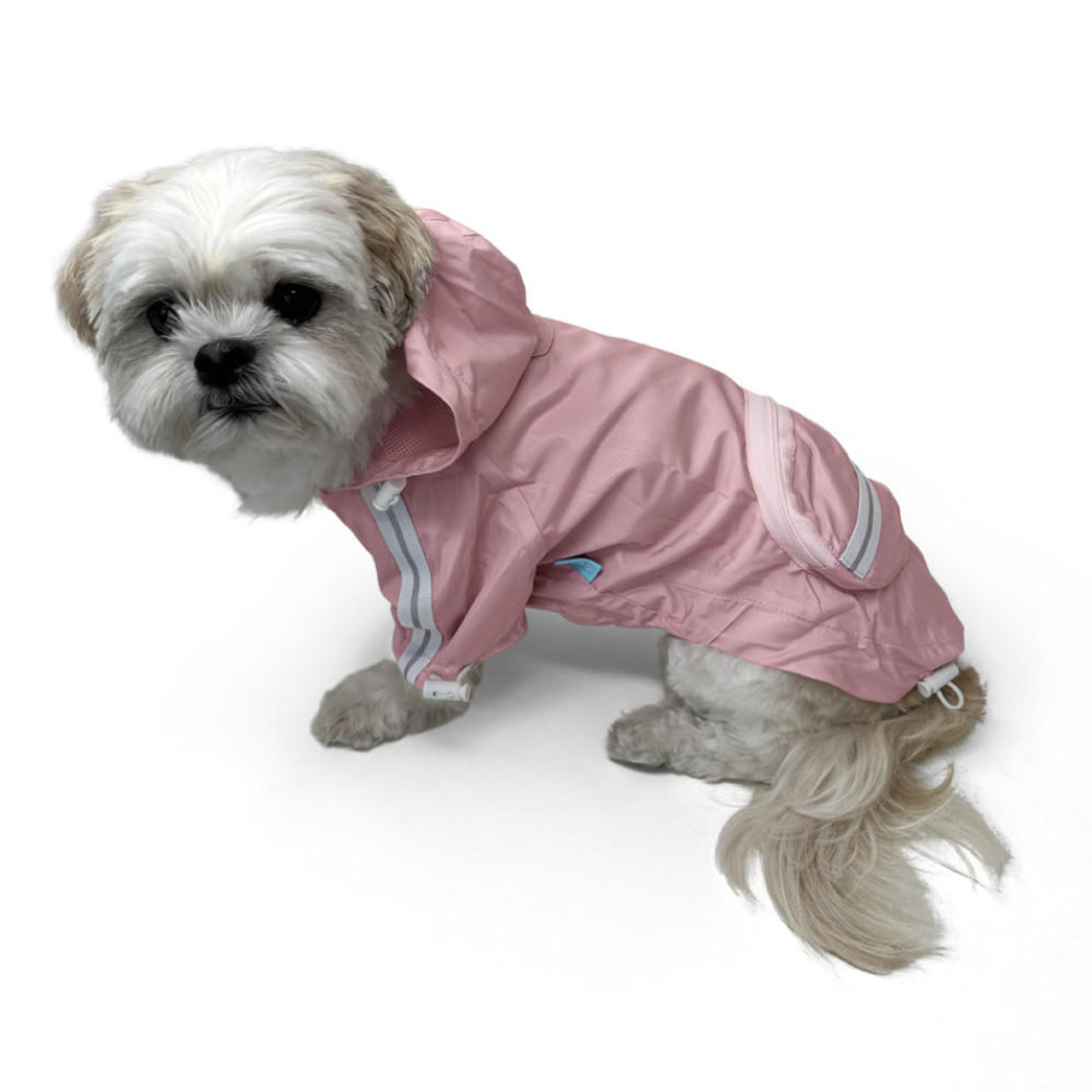 Dogo Pocket Raincoat Pastel Pink  