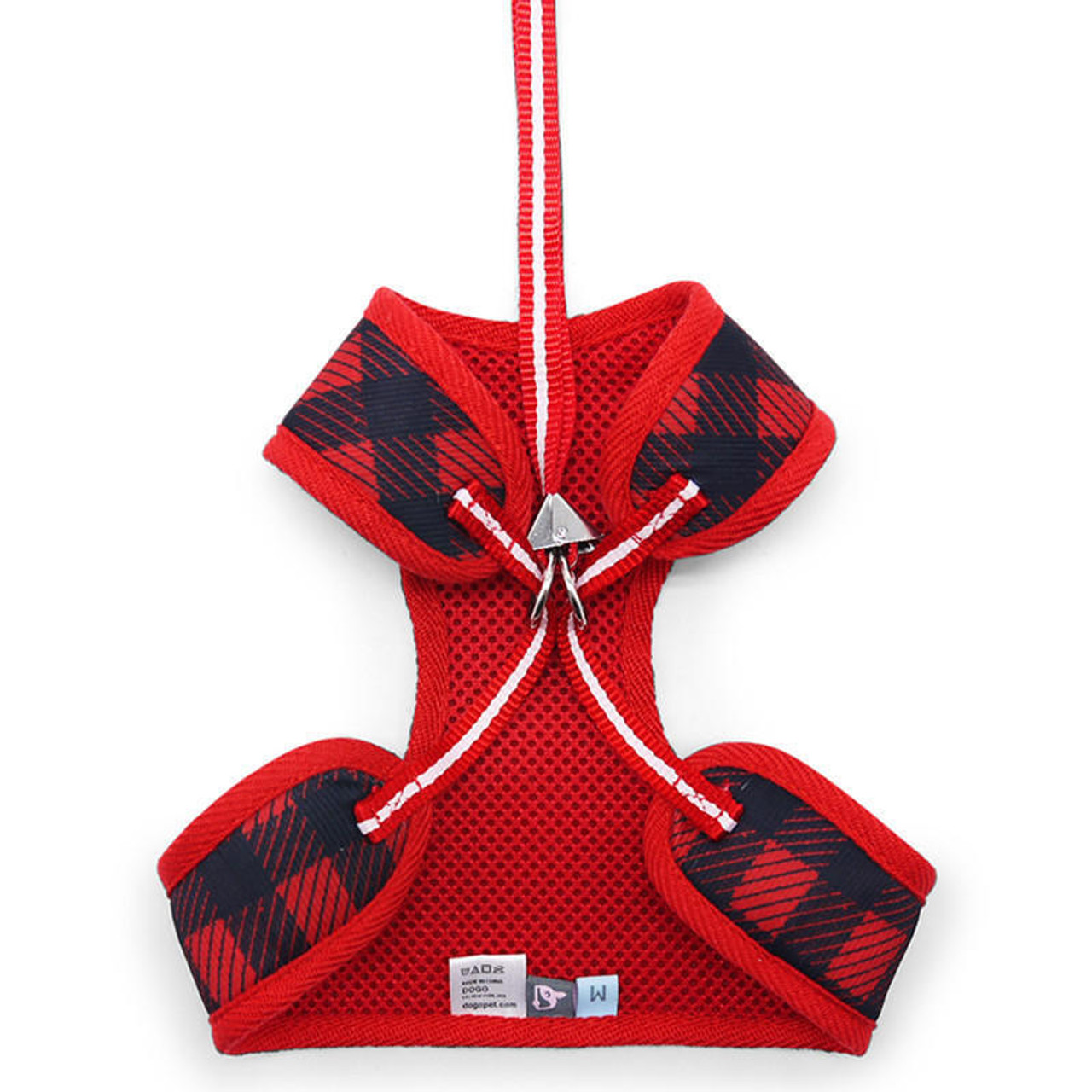 Dogo EasyGo Red Plaid Harness-FINAL SALE 