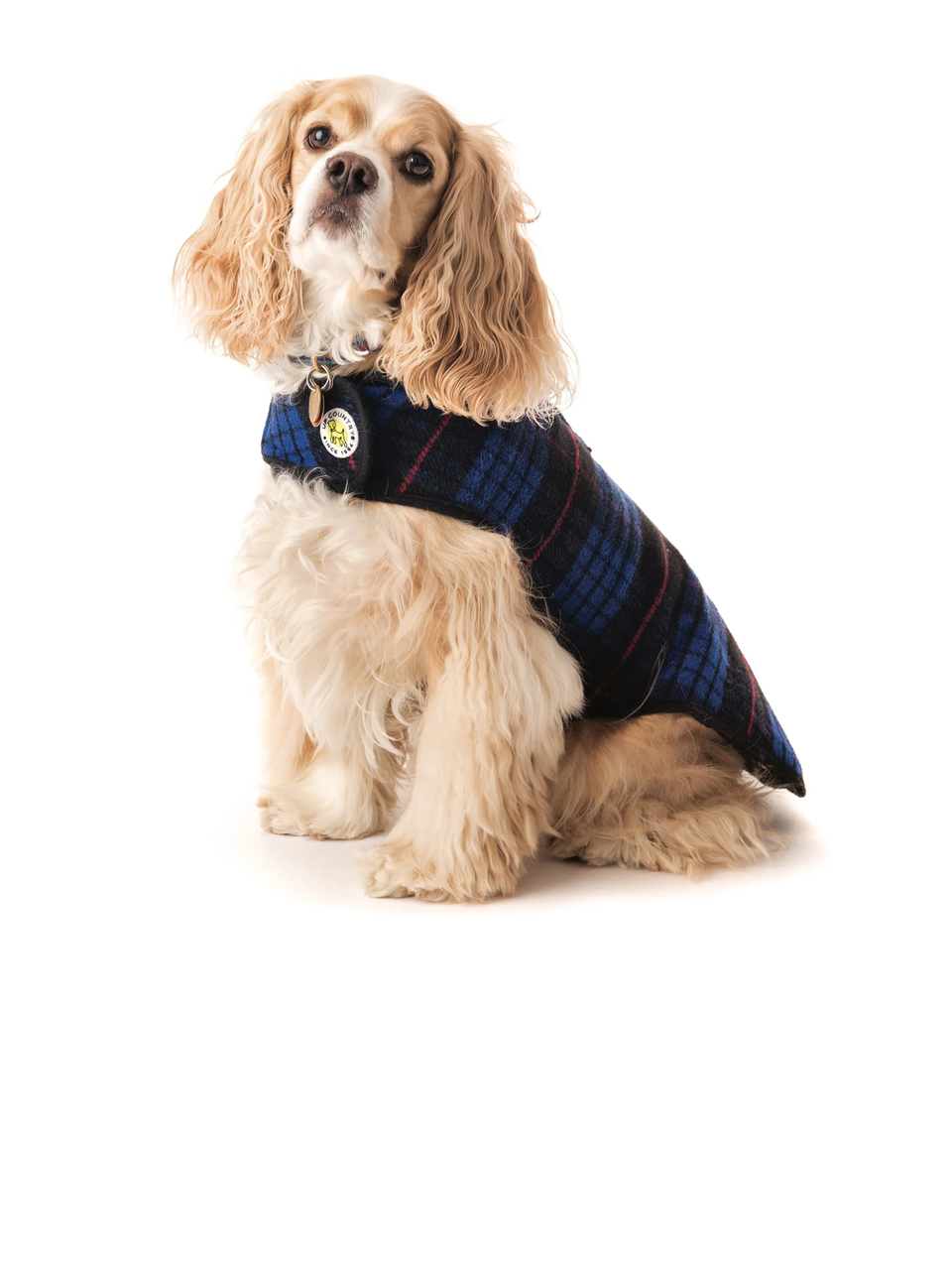 Up Country Blue Plaid Fleece Lined Coat