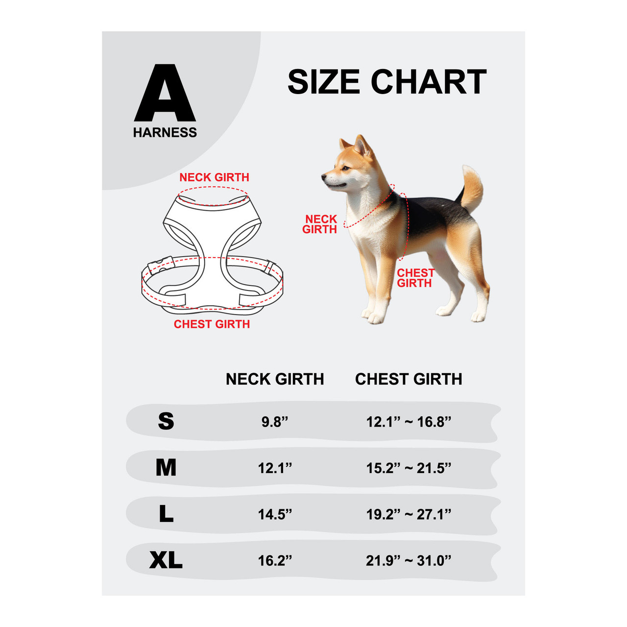 Puppia Pawprint Harness A