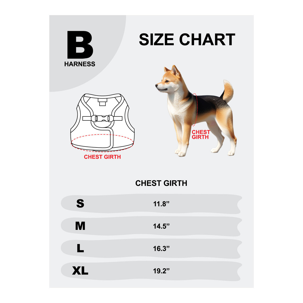 Puppia Connor Cotton Vest Harness B