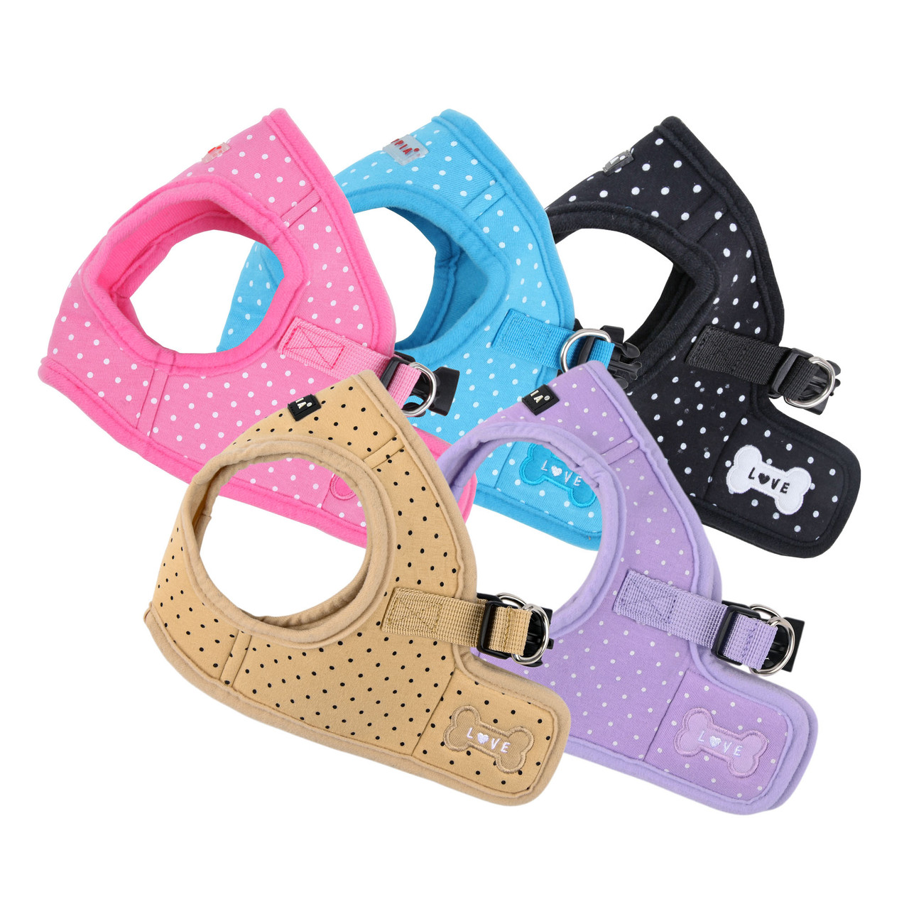 Puppia Dotty Vest Harness B-NEW COLORS