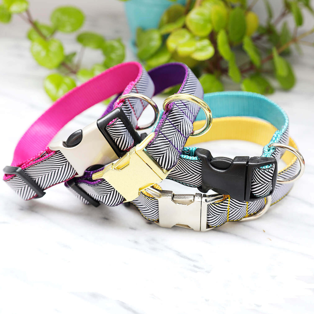 Herringbone Collar-Mimi Green