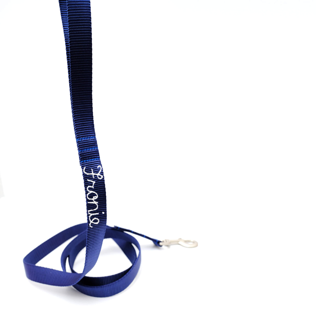 Solid Webbing Leash-Mimi Green-option for personalized embroidery