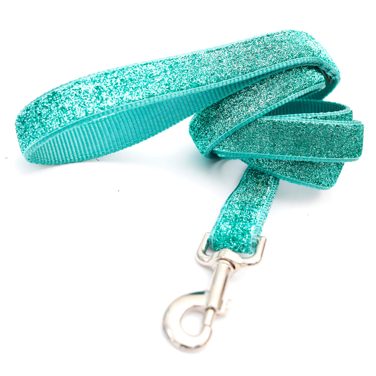 Solid Webbing Leash-Mimi Green-option for personalized embroidery