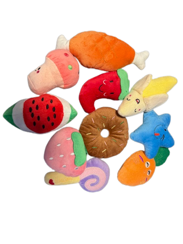 Pack of 10 Squeaky Toys