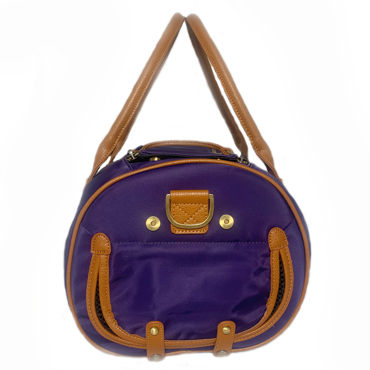 MERÏKH Medium Nylon/Vegan Leather Blue Pet Carrier