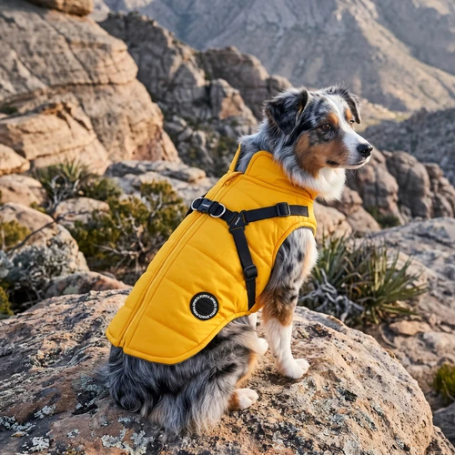 Puppia Mountaineer II Coat With Built In Harness