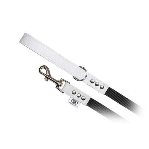 Buddy Belt Luxury Fashion Colors Accent Leather & Nylon Leash