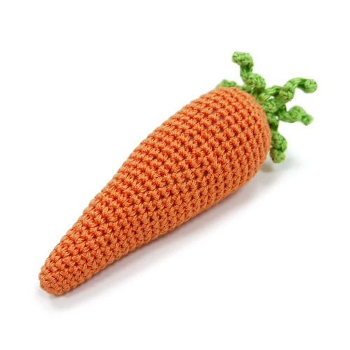 Carrot Crochet Toy 15.95 physical EASTER Dogo The New York Dog Shop PO1250 Carrot Crochet Toy Dogo