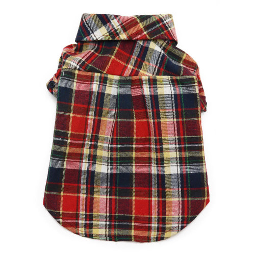 Dogo Red Flannel Button Down Shirt 
