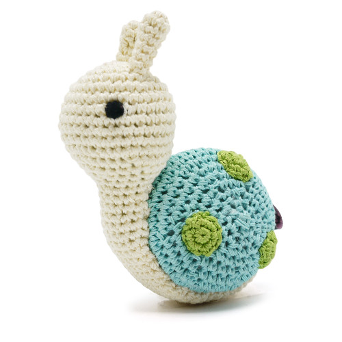 Snail Crochet Toy 15.95 physical Plush & Stuffed Toys Dogo The New York Dog Shop 0127 Snail Crochet Toy Dogo