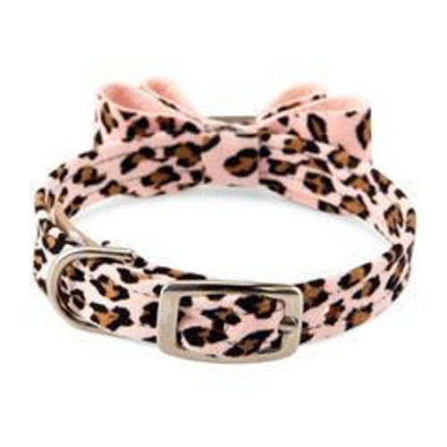  Susan Lanci Cheetah Couture Big Bow Collar 