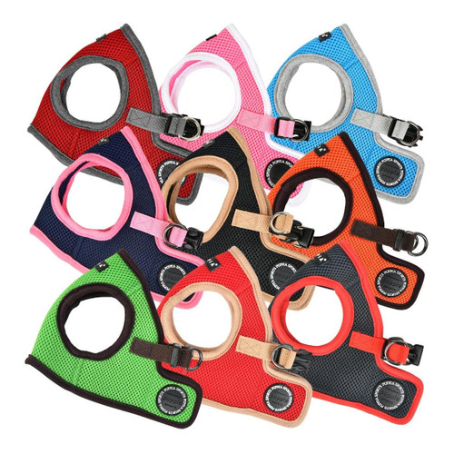 Puppia/Pinkaholic Puppia  Soft Mesh Vest II Dog Harness Two Tone  Puppia/Pinkaholic Puppia  Soft Mesh Vest II Dog Harness Two Tone