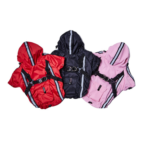  NYD Harness Raincoat with Reflective Trim 