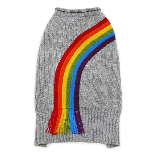Dogo Rainbow Turtleneck Sweater -FINAL SALE 