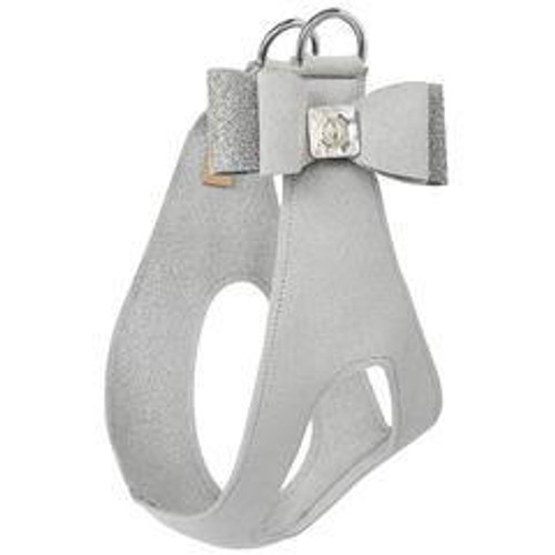 Susan Lanci Crystal Stellar Big Bow Platinum Step in Harness   Susan Lanci Crystal Stellar Big Bow Platinum Step in Harness