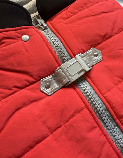 Red Urban Runner Coat For Big Dogs-FINAL SALE