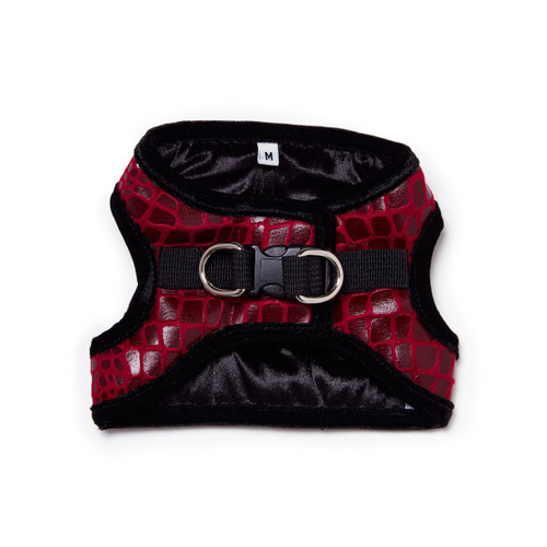  NYD Red Croc Step In Harness-FINAL SALE 