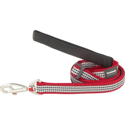 Red Dingo Houndstooth "Fang It"  Leash  Red Dingo Houndstooth "Fang It"  Leash