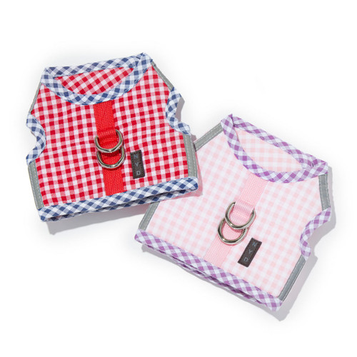 NYD Two Toned Gingham No Buckle Wrap Harness NYD Two Toned Gingham No Buckle Wrap Harness