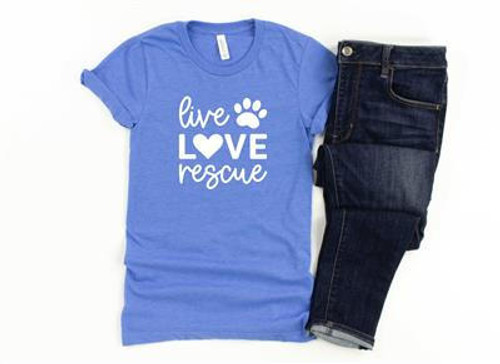LIVE LOVE RESCUE - Human Shirt Unisex   LIVE LOVE RESCUE - Human Shirt Unisex