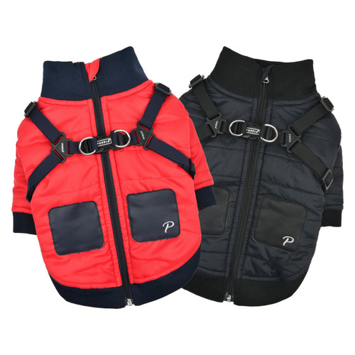 Puppia/Pinkaholic Puppia Stratus Coat With Built In Harness-FINAL SALE  Puppia/Pinkaholic Puppia Stratus Coat With Built In Harness-FINAL SALE