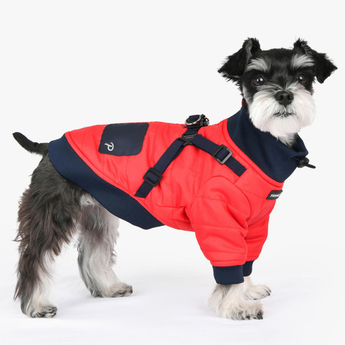 Puppia/Pinkaholic Puppia Stratus Coat With Built In Harness-FINAL SALE 