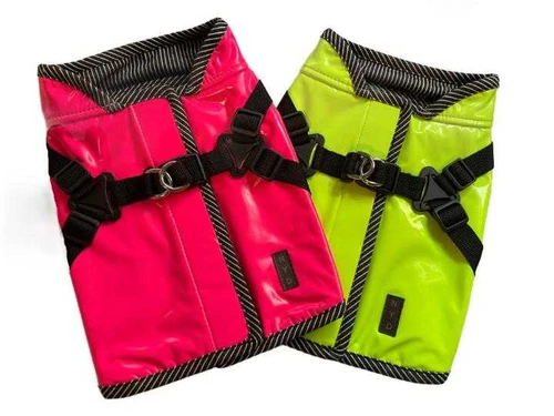 NYD Neon Pink Rain Slicker Harness-FINAL SALE