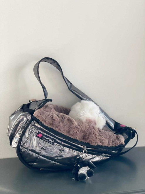NEW Universal Black Metallic Fundle Pet-Sling