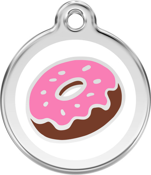 Red Dingo  Red Dingo Donut Dog ID Tag   Red Dingo  Red Dingo Donut Dog ID Tag