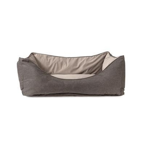 Carolina GreenDog Lux Neutral Kuddler Bed - Dark Gray 