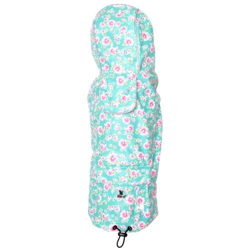 Teal Floral London Raincoat 47.95 physical NEW ITEMS The Worthy Dog The New York Dog Shop Teal Floral London Raincoat The Worthy Dog