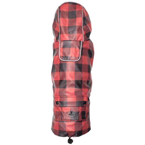 Red Buffalo Plaid London Raincoat