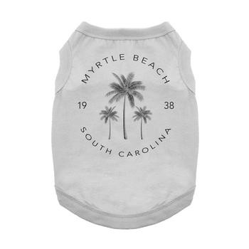 Myrtle Beach, SC Dog Tank Top - Gray 19.95 physical NEW ITEMS Doggie Design The New York Dog Shop DD78672 Myrtle Beach, SC Dog Tank Top - Gray Doggie Design