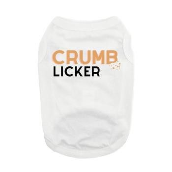 Crumb Licker Dog Shirt-White 19.95 physical NEW ITEMS Doggie Design The New York Dog Shop Copy of Copy of DD78680 Crumb Licker Dog Shirt-White Doggie Design