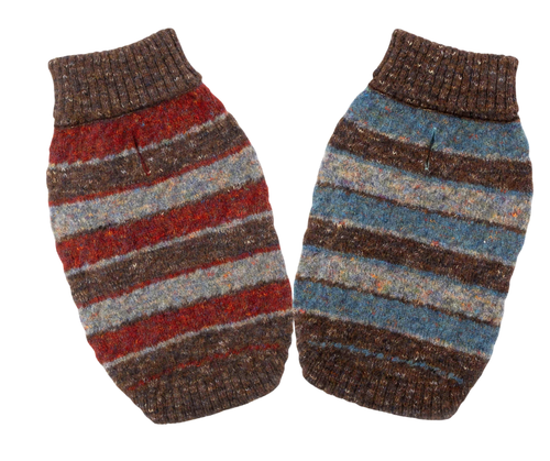 Tweed Stripe Turtleneck 43.95 physical Sweaters & Hoodies The Worthy Dog The New York Dog Shop Tweed Stripe Turtleneck The Worthy Dog
