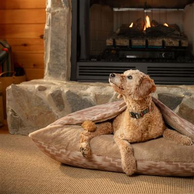 Pendleton Burrow Bed - Mesilla Ginger 159.95 physical Beds & Furniture Carolina/Pendleton The New York Dog Shop Pendleton Burrow Bed - Mesilla Ginger Carolina/Pendleton