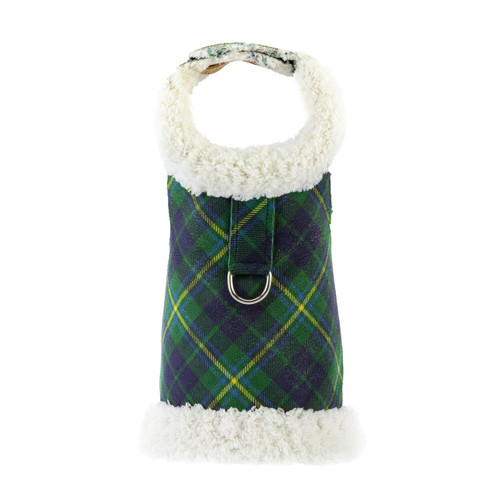  Susan Lanci Forest Plaid Scotty Bowser Coat 