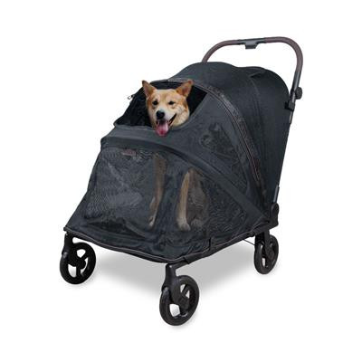 WonderFold Hudson FLATFOLD™ Pet Stroller, Black 369.95 physical NEW ITEMS WONDERFOLD The New York Dog Shop WonderFold Hudson FLATFOLD™ Pet Stroller, Black WONDERFOLD