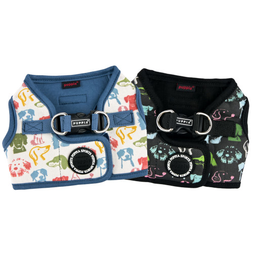 Puppia Connor Cotton Vest Harness B 37.95 physical NEW ITEMS Puppia/Pinkaholic The New York Dog Shop HB2311 Puppia Connor Cotton Vest Harness B Puppia/Pinkaholic