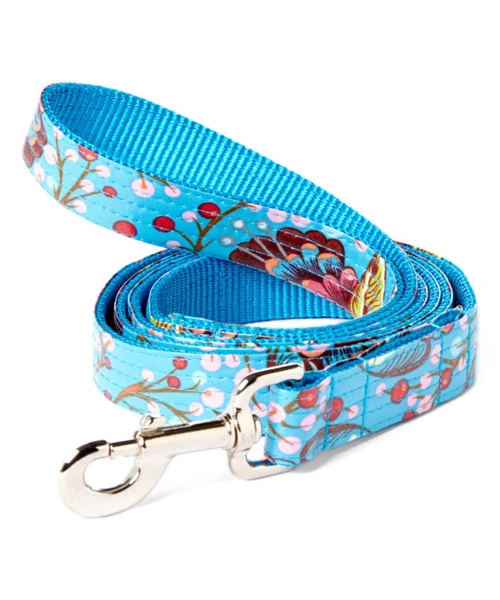 Bloom Cotton Leash-Mimi Green 39.95 physical NEW ITEMS Mimi Green The New York Dog Shop Bloom Cotton Leash-Mimi Green Mimi Green
