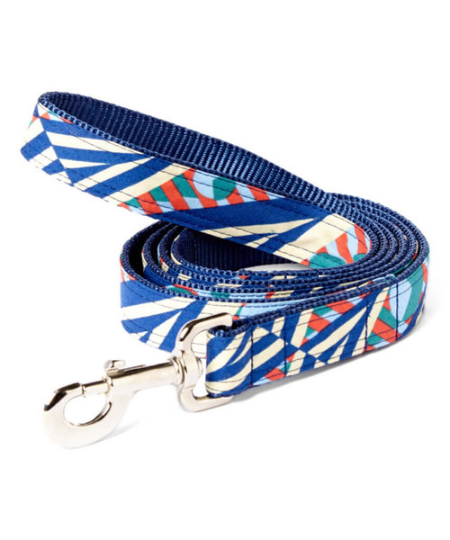 Travis Cotton Leash-Mimi Green 39.95 physical NEW ITEMS Mimi Green The New York Dog Shop Travis Cotton Leash-Mimi Green Mimi Green